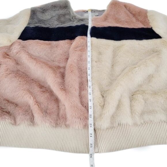ASOS Curve Jacket in Patched Faux Fur Size 24 - Picture 11 of 13